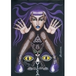 Vicca.Akrüülmaal lõuend papil. 30*21cm