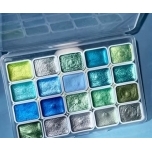 Akvarellikomplekt Pärltoonid Rohelised s8tk