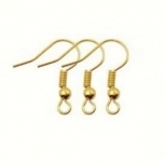 Kuldsed tooniga kõrvarõnga konksud 4tk