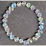 Aurora borealis vikerkaar valge 18cm pärlid 