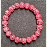 Roosa kraklee kvarts 10mm 20cm 