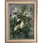 Õlimaal Sirelid. Gita Dintire 70x50