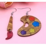 Kõrvarõngad Palett ja Pintsel