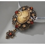 Pross kamee pruun kivikestega