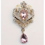 Pross roosa kuld vintage kivikestega kuninglik