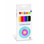 Primo Värvipliiatsid 24tk kuusnurksed 504MAT24E