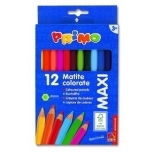 Primo Värvipliiatsid 12tk kuusnurksed Paksud 510MAXI12E